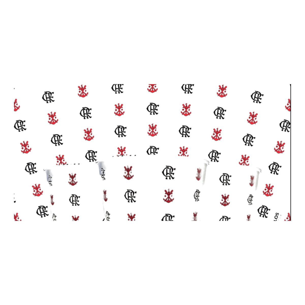 Arte completa Escudos CRF Repeat em fundo transparente