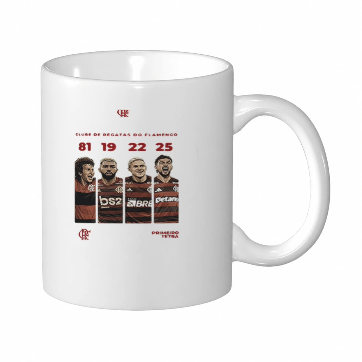 Caneca 325 ml Primeiro Tetra 81 · 19 · 22 · 25 | Flamengo