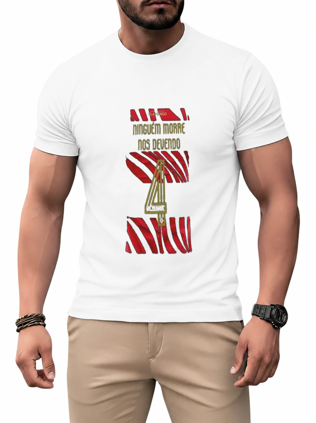 Camiseta dry Ninguém Morre Nos Devendo | Flamengo