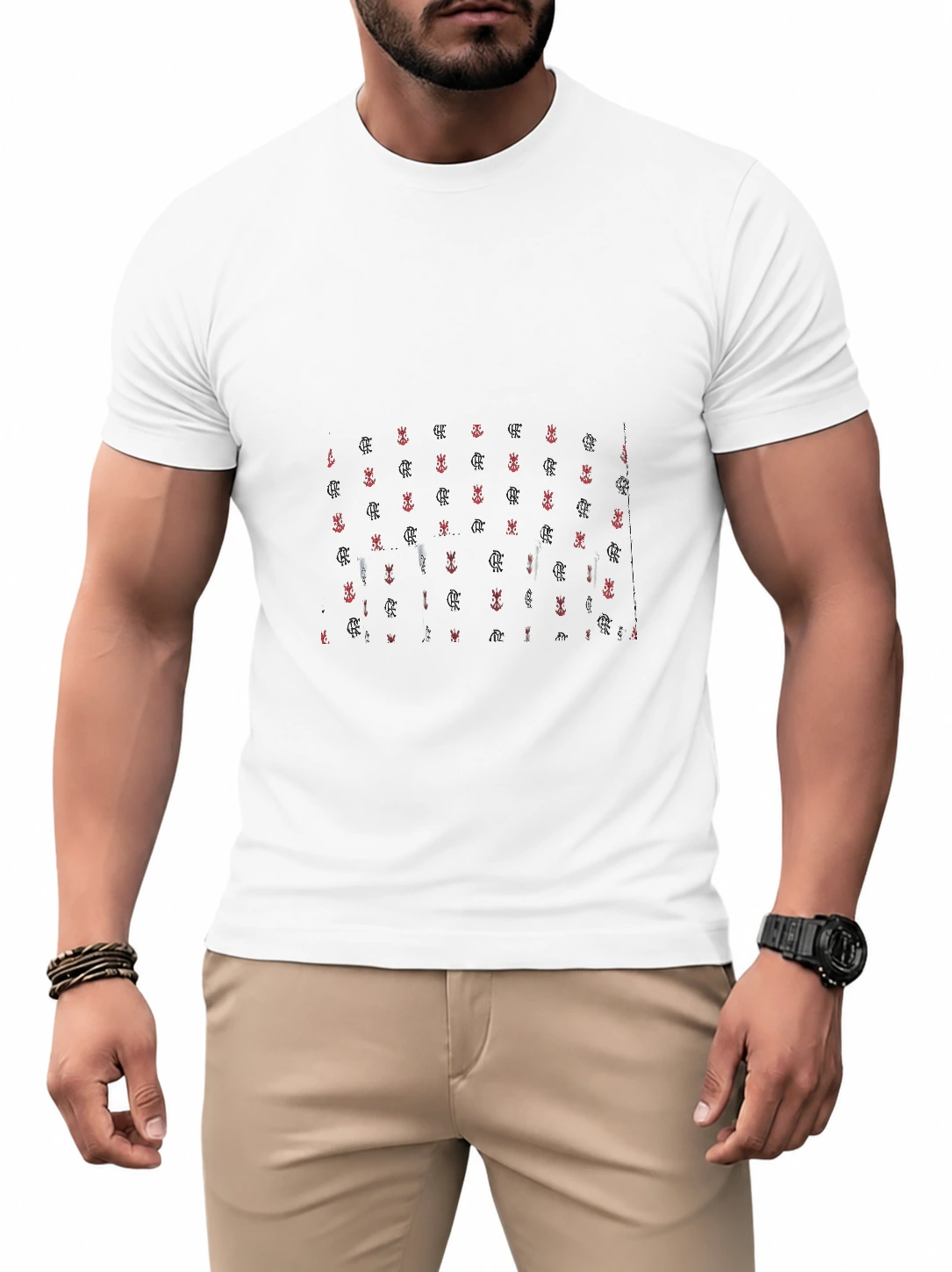Camiseta dry Escudos CRF Repeat | Flamengo