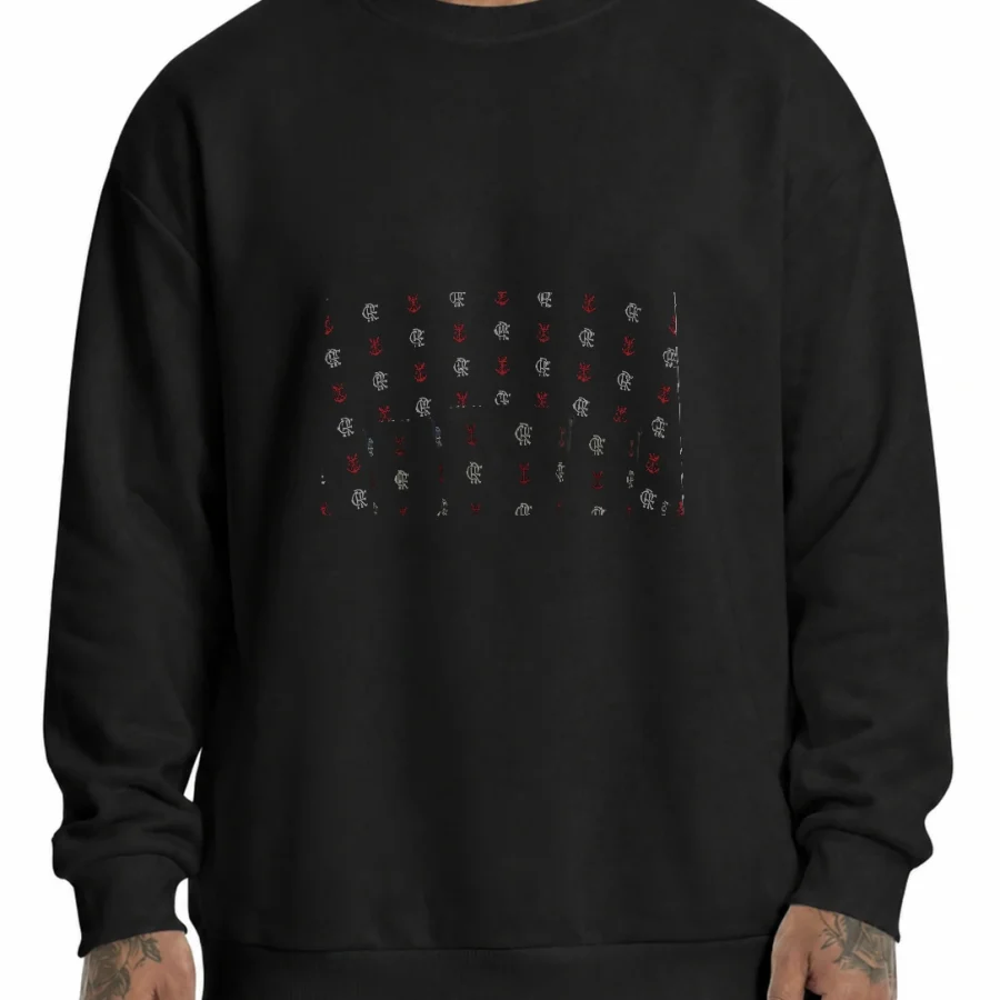 Moletom 320g Escudos CRF Repeat em mockup frontal
