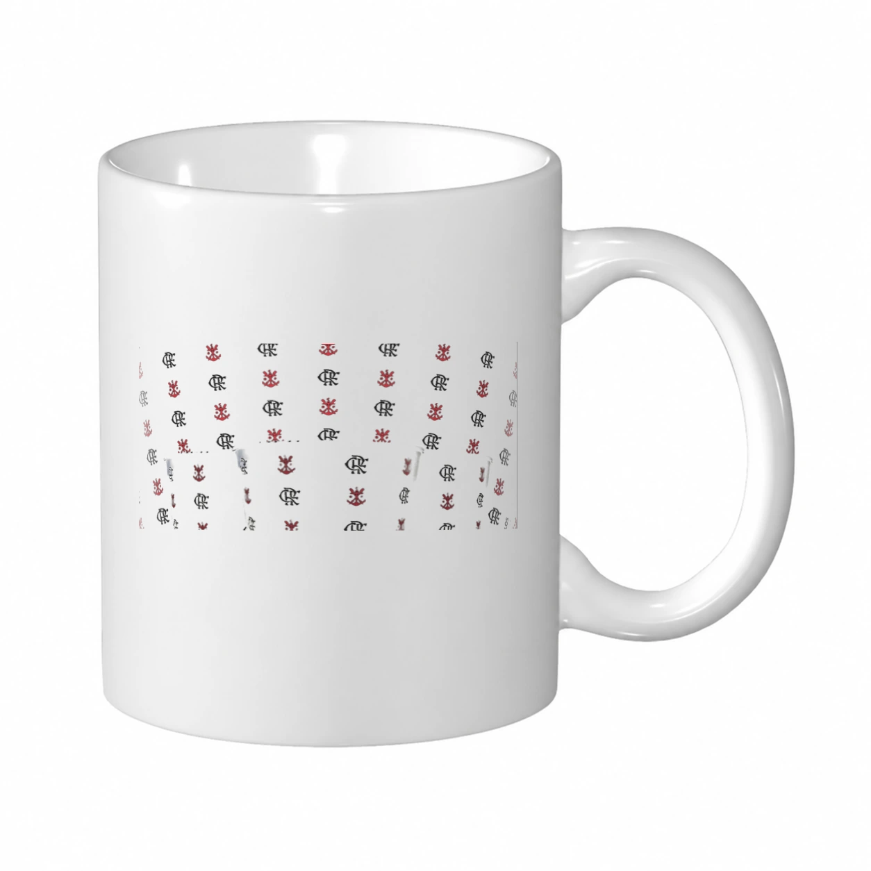 Caneca 325 ml Escudos CRF Repeat | Flamengo