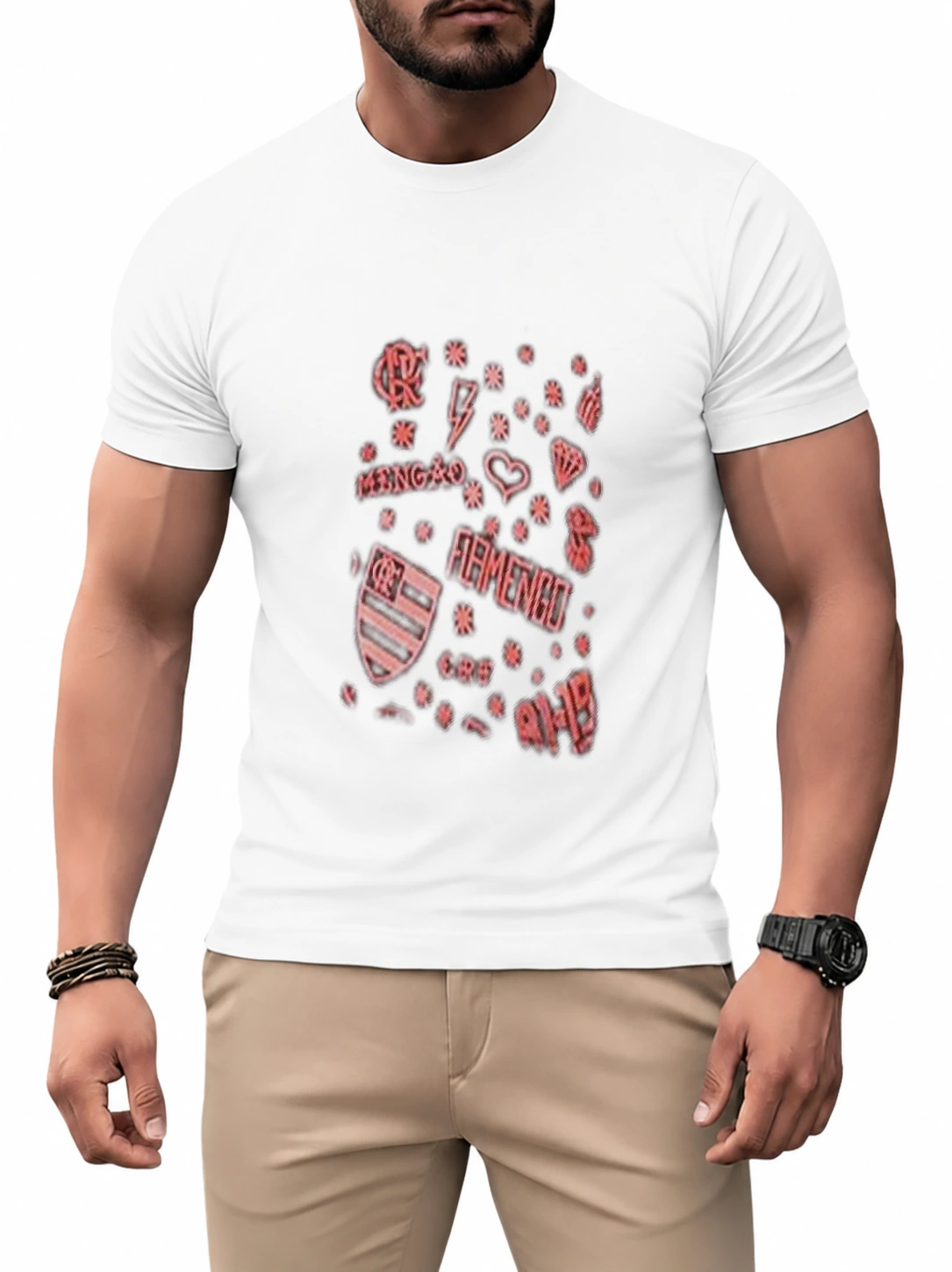 Camiseta dry DNA Rubro-Negro Pocket | Flamengo