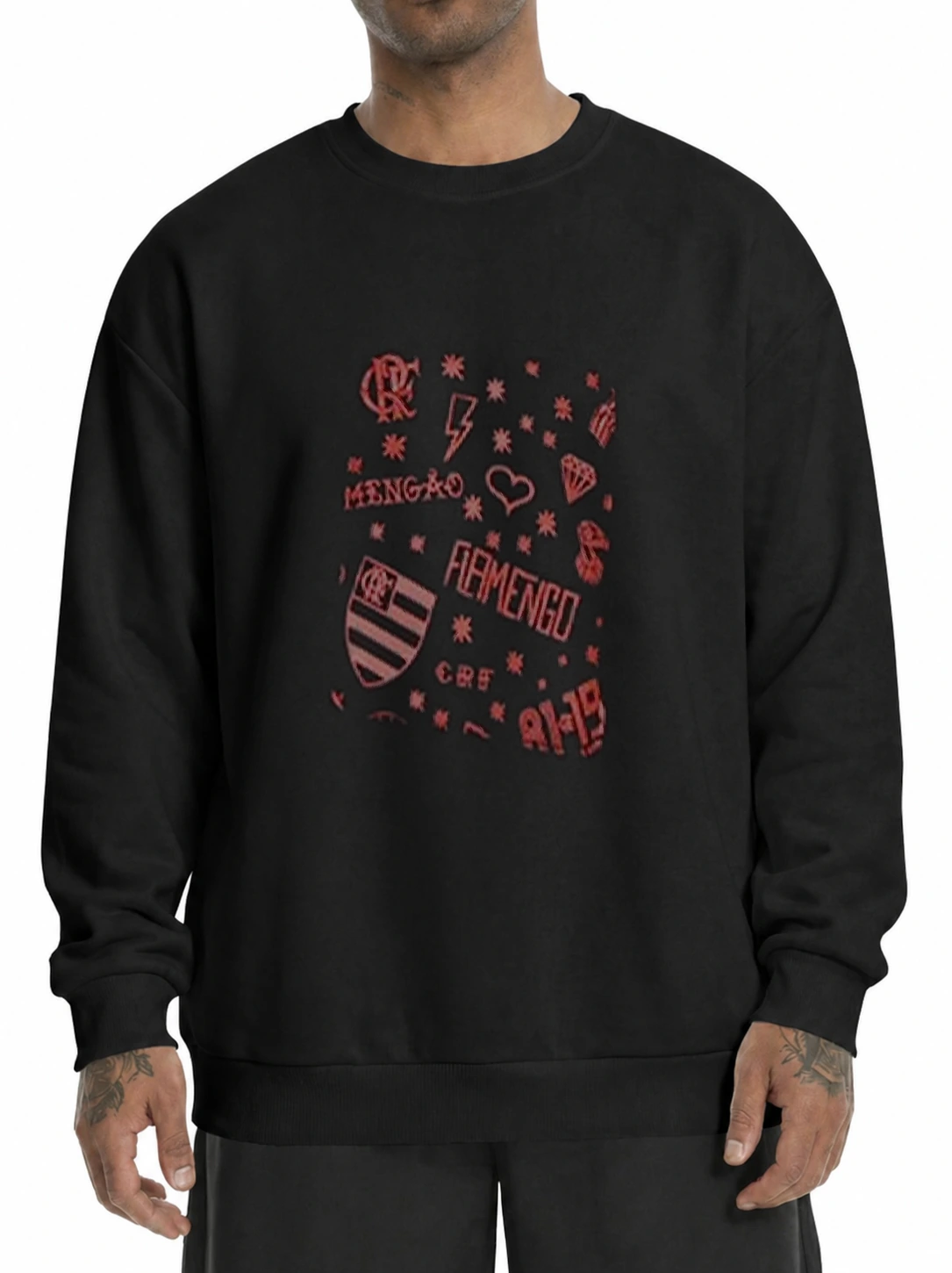 Moletom 320g DNA Rubro-Negro Pocket | Flamengo