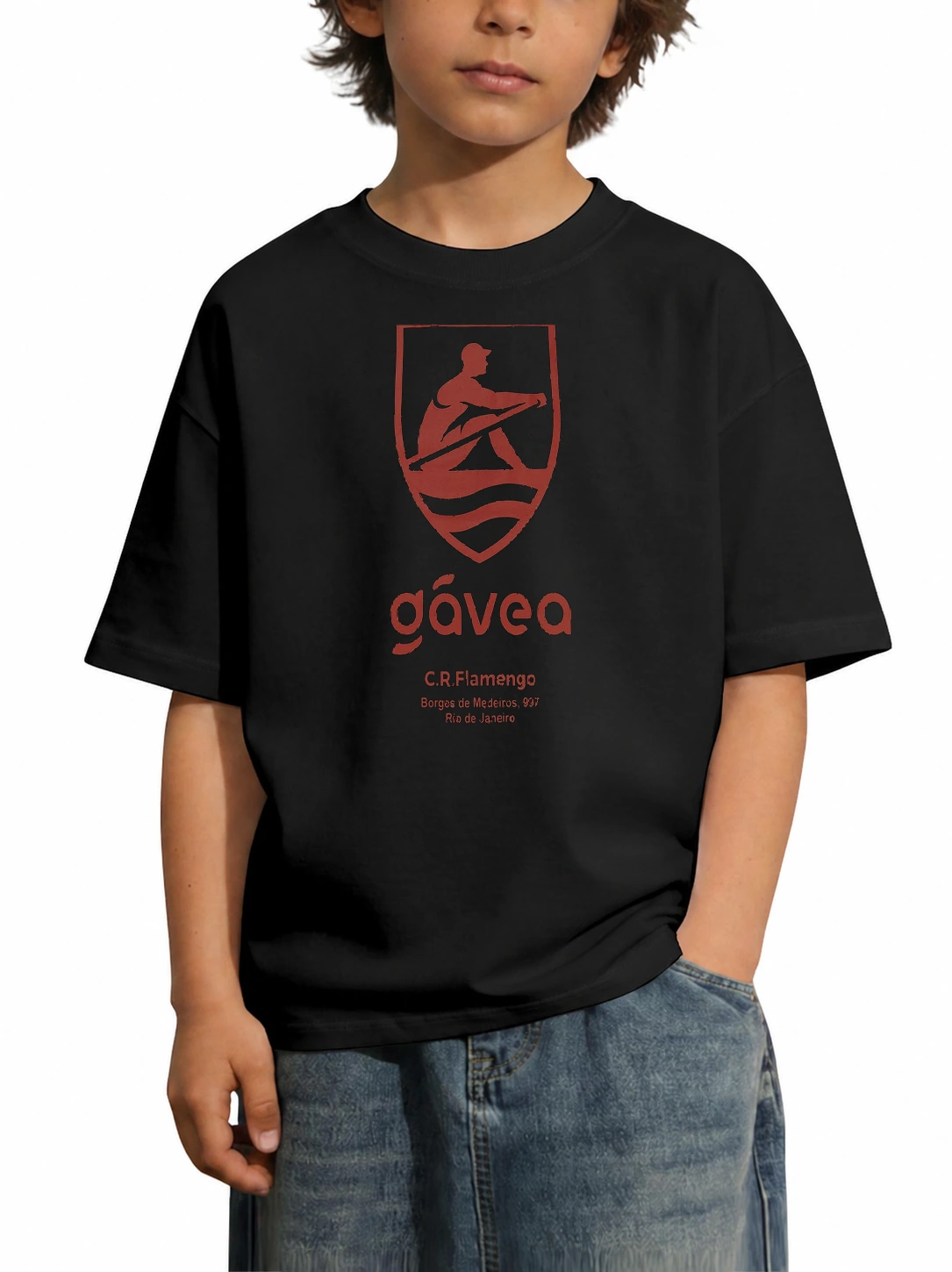 Camiseta infantil Gávea Brasão Rio de Janeiro | Flamengo