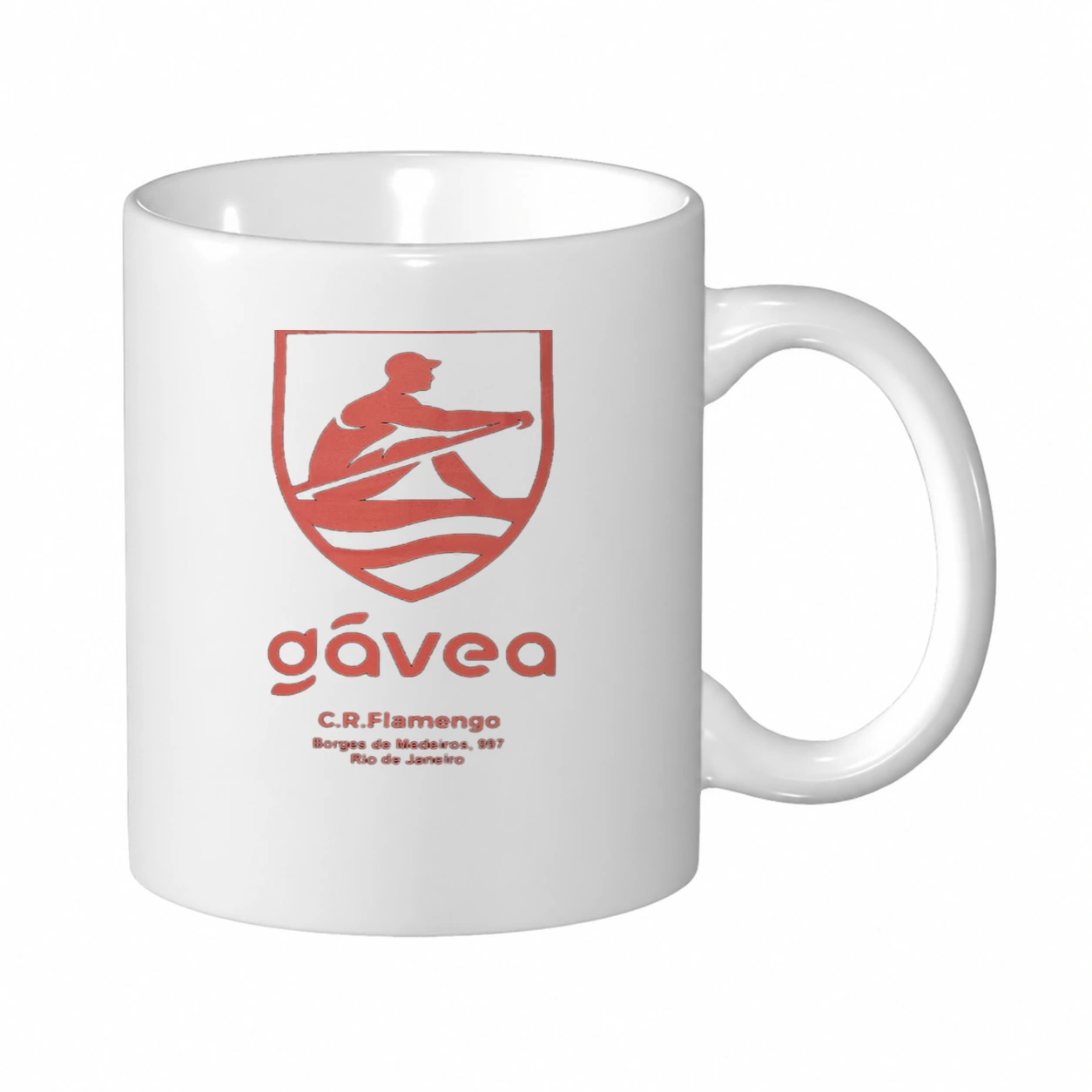 Caneca 325 ml Gávea Brasão Rio de Janeiro | Flamengo