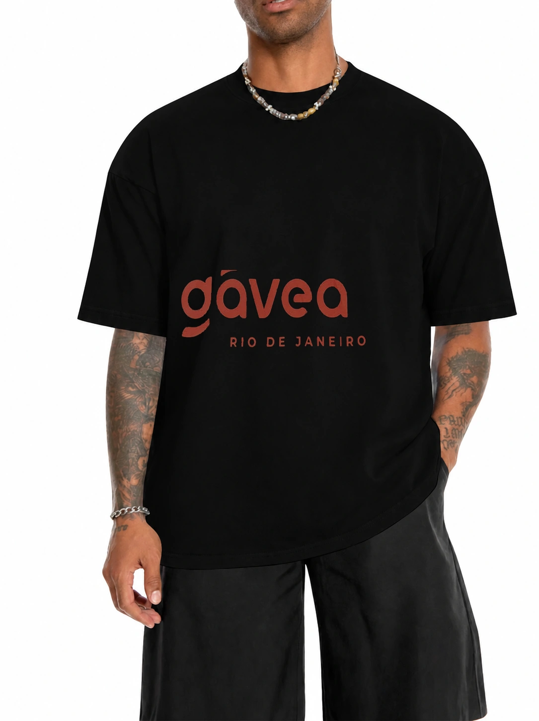 Camiseta 180g Gávea Rio de Janeiro Lettering | Flamengo